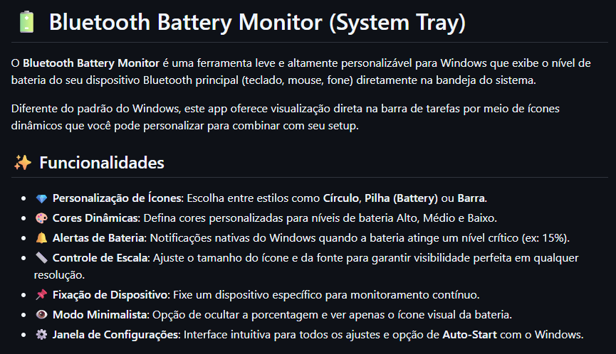 Bluetooth Battery Monitor
